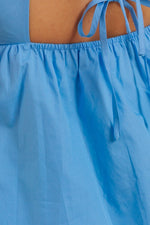 Back Tie Detail Babydoll Dress